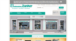 Desktop Screenshot of buchhandlung-zanker.de